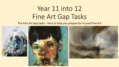 Fine Art Gap Task