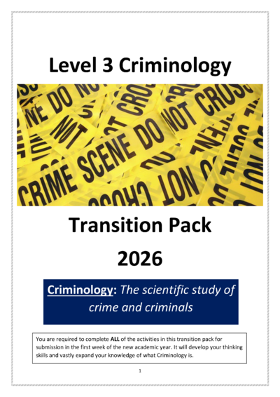 Criminology Gap Task
