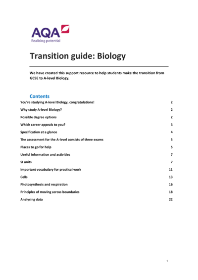 Biology Gap Task